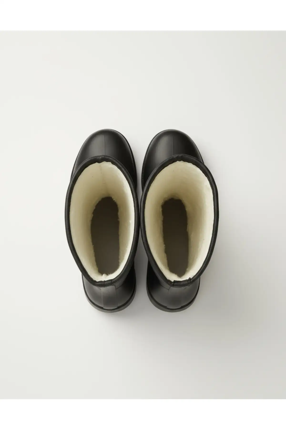 بوت بچگانه چکمه بارانی دخترانه مشکی و بنفش با طرح کرومی ضد آب برند Sea&Blue - 8410