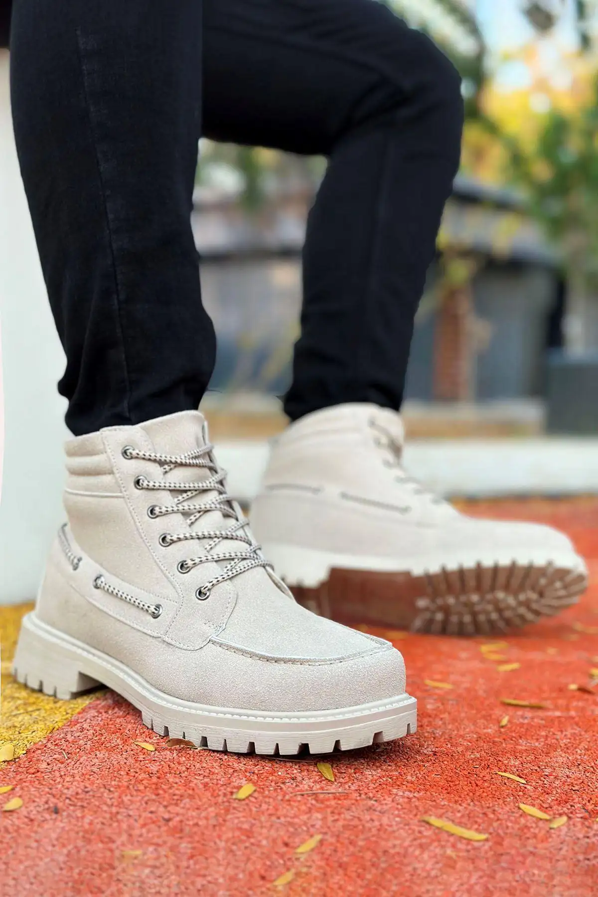 بوت مردانه چکمه کلاسیک چرم مخملی کویر رترو برند BIG KING - 8461 بوت مردانه چکمه کلاسیک چرم مخملی کویر رترو برند BIG KING - 8461