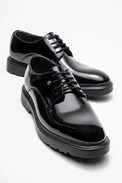 کفش رسمی مردانه شیک مناسب برای کت و شلوار و دامادی با رویه براق برند depderi - 8538 کفش رسمی مردانه شیک مناسب برای کت و شلوار و دامادی با رویه براق برند depderi - 8538