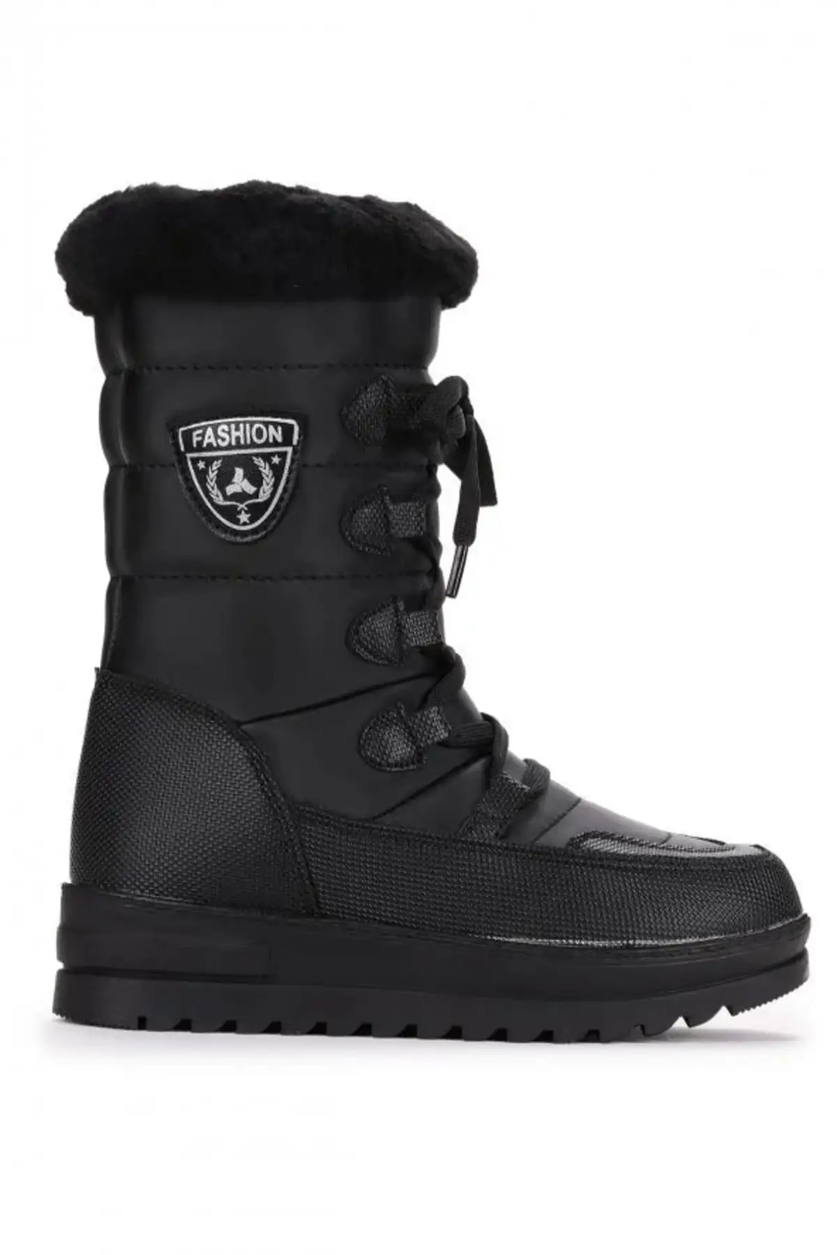 بوت بچگانه  برفی  دخترانه مشکی با داخلی حرارتی و پشمی زمستانی 995 برند Twingo - 8385 بوت بچگانه برفی دخترانه مشکی با داخلی حرارتی و پشمی زمستانی 995 برند Twingo - 8385