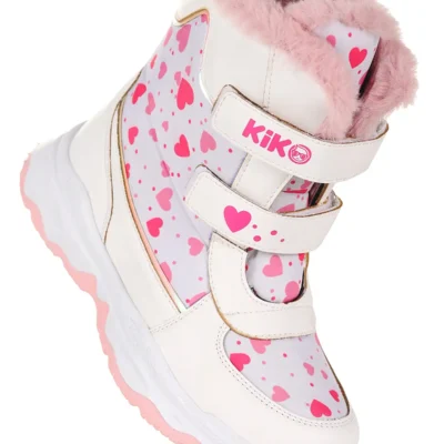 بوت بچگانه کفش برفی بچهگانه کارتانیسی با چسب، مقاوم در برابر آب سرد برند Kiko Kids - 8408