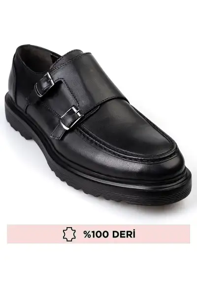 کفش رسمی مردانه چرم طبیعی با کفی EVA و طراحی با بند برند maximoda - 8536 کفش رسمی مردانه چرم طبیعی با کفی EVA و طراحی با بند برند maximoda - 8536