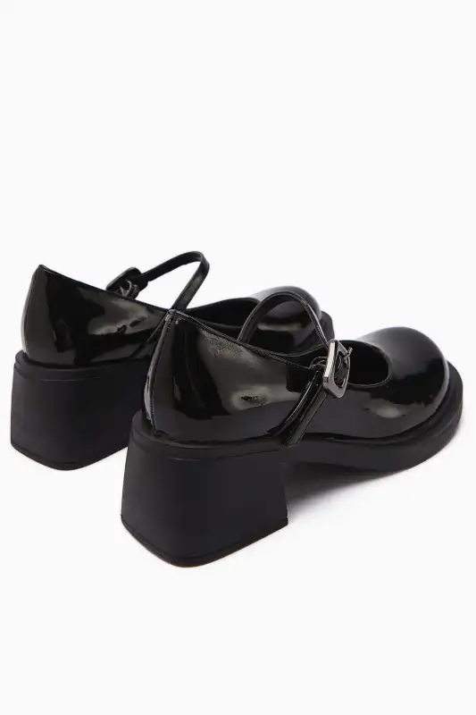 کفش لوفر زنانه مِرکا با پاشنهدار چرم مشکی برند Limoya - 8563 کفش لوفر زنانه مِرکا با پاشنهدار چرم مشکی برند Limoya - 8563