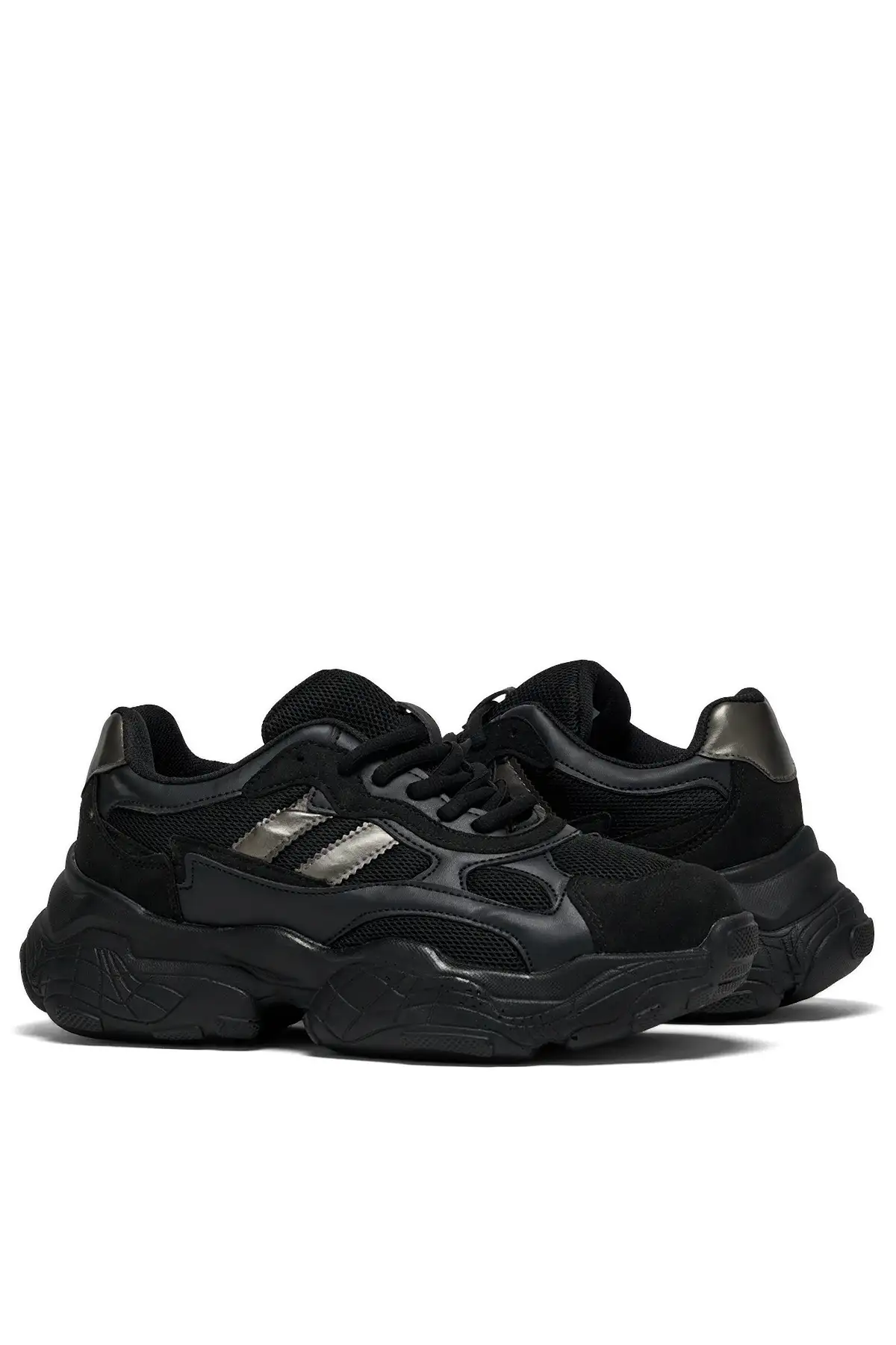 کفش کتانی زنانه ورزشی مشکی توری مدل Tb246 برند Tonny Black - 8450