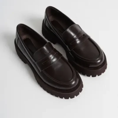 کفش لوفر زنانه ماشینی کژوال روزمره برند MFT AYAKKABI - 8583