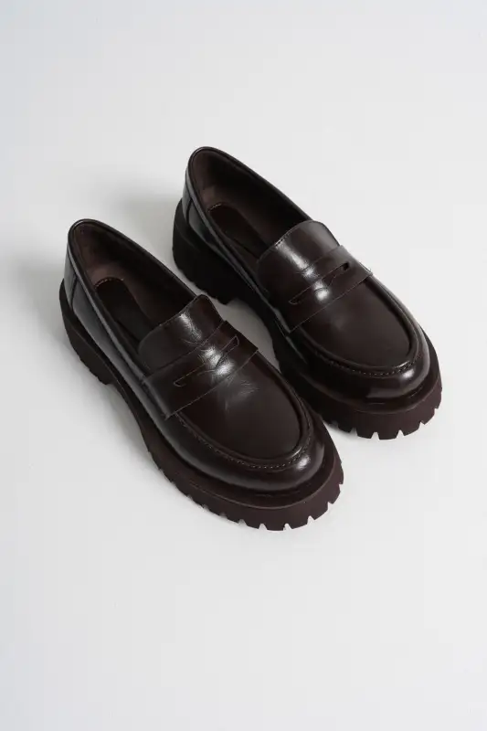 کفش لوفر زنانه ماشینی کژوال روزمره برند MFT AYAKKABI - 8583 کفش لوفر زنانه ماشینی کژوال روزمره برند MFT AYAKKABI - 8583