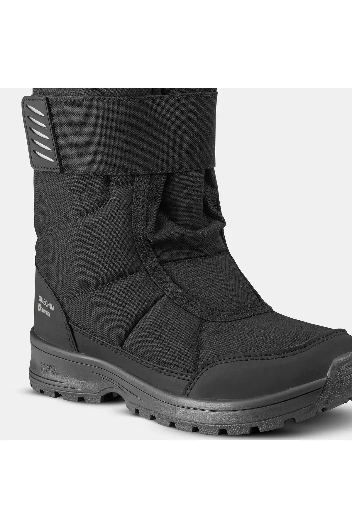 بوت بچگانه چکمههای بیرونی ضد آب کودک کوئچو - مشکی - SH100 برند Decathlon - 8382 بوت بچگانه چکمههای بیرونی ضد آب کودک کوئچو - مشکی - SH100 برند Decathlon - 8382