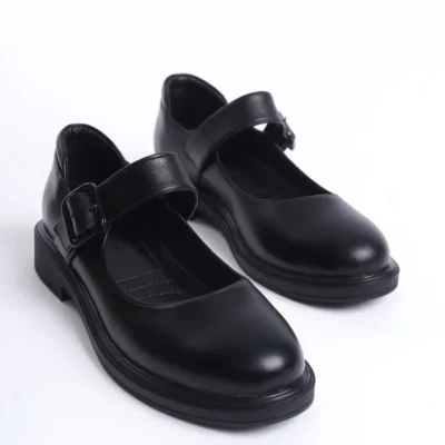 کفش لوفر زنانه روزانه ماری کدین با بندهای قلاب‌دار و طراحی ماکوزن برند MARSEDO - 8483