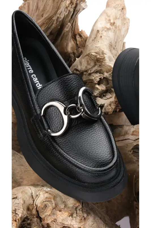 کفش لوفر زنانه پیسی-52650-3441 مشکی - برند Pierre Cardin - 8567 کفش لوفر زنانه پیسی-52650-3441 مشکی - برند Pierre Cardin - 8567