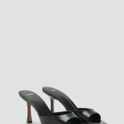 کفش صندل زنانه پاشنهدار نوکتیز برند MANGO - 8592