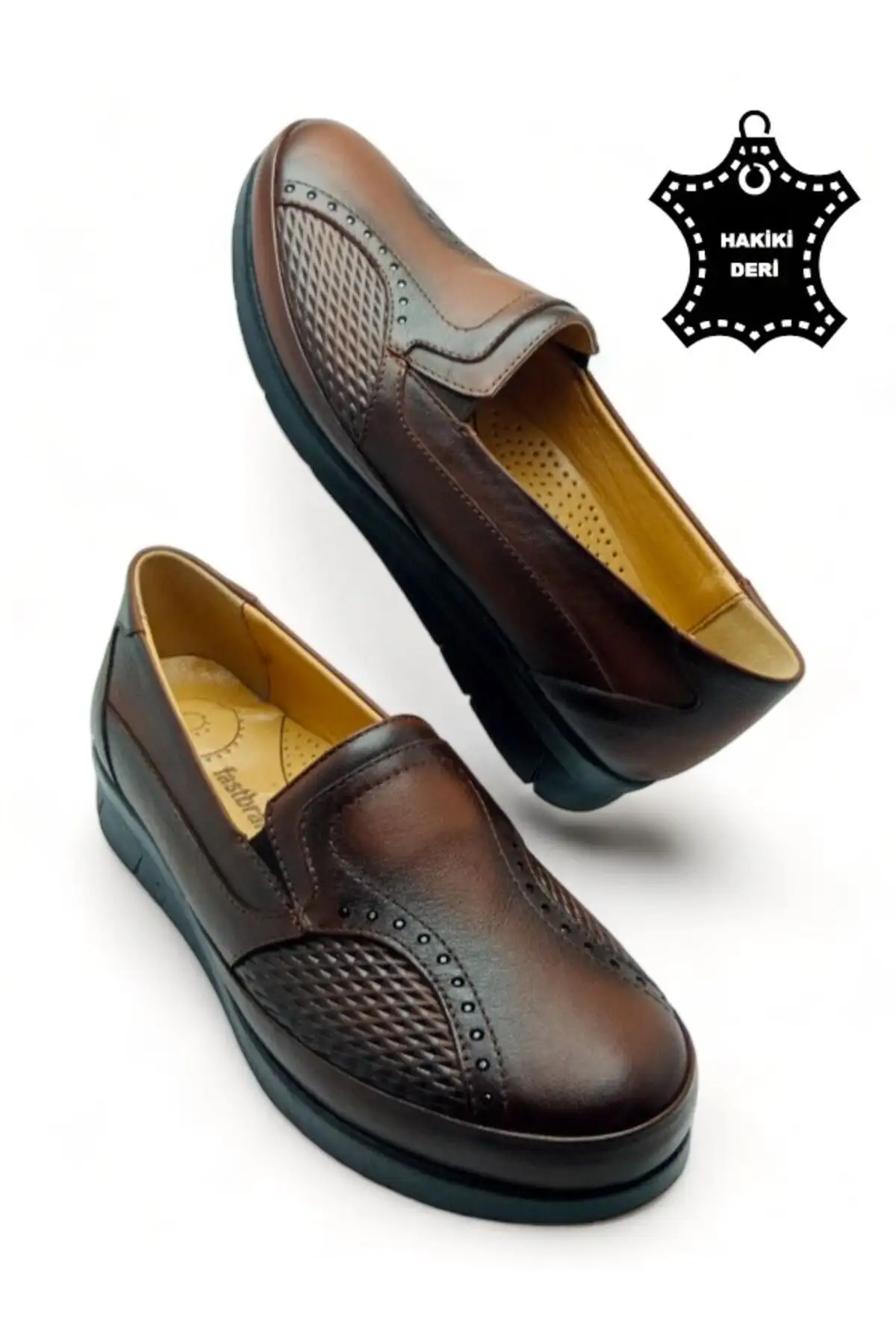 کفش زنانه تبای رنگ کاراملی از چرم طبیعی، با داخل چرم، راحتی کامل و اورتوپدی مناسب مادران برند MAGIC SHOES - 8480 کفش زنانه تبای رنگ کاراملی از چرم طبیعی، با داخل چرم، راحتی کامل و اورتوپدی مناسب مادران برند MAGIC SHOES - 8480