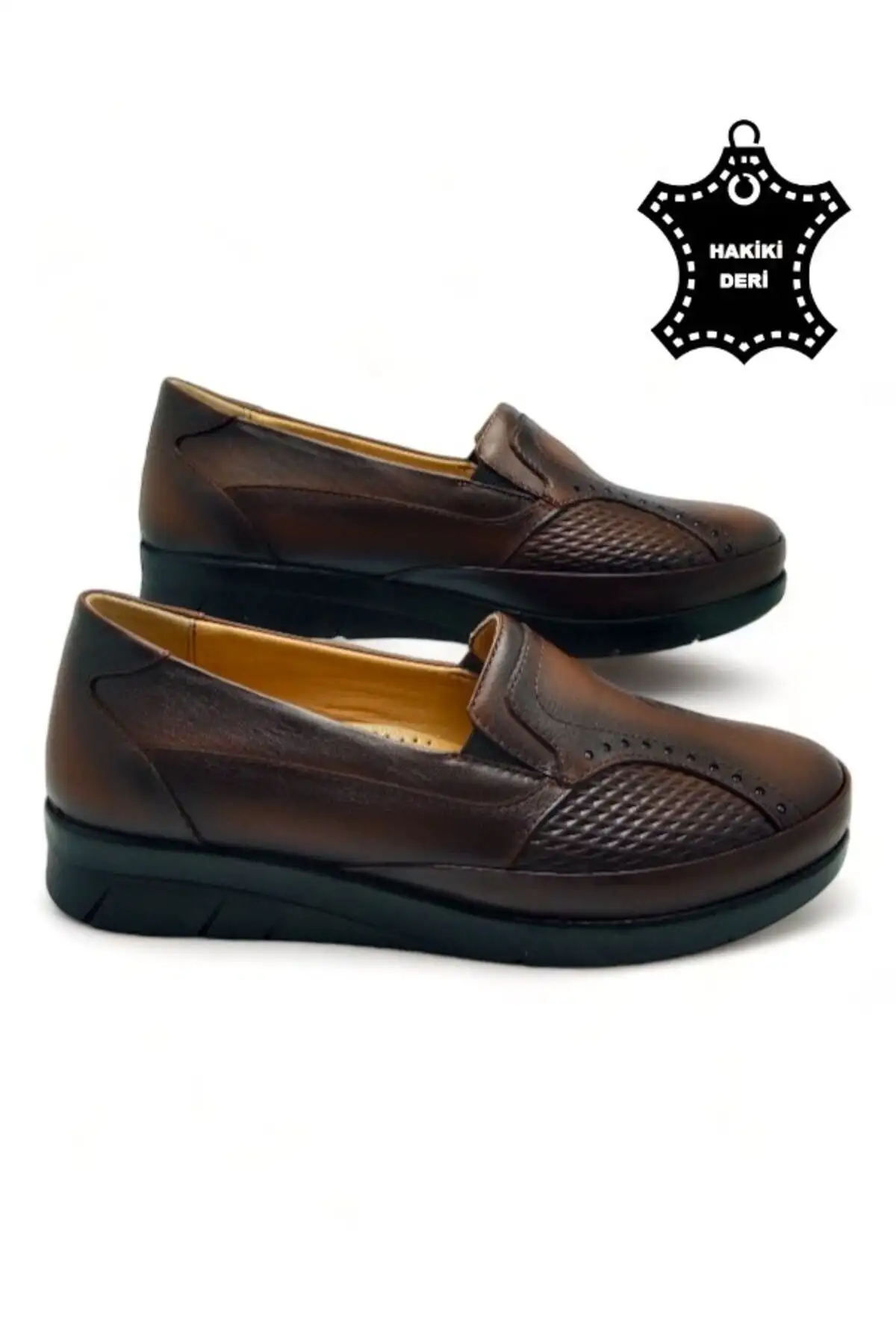 کفش زنانه تبای رنگ کاراملی از چرم طبیعی، با داخل چرم، راحتی کامل و اورتوپدی مناسب مادران برند MAGIC SHOES - 8480 کفش زنانه تبای رنگ کاراملی از چرم طبیعی، با داخل چرم، راحتی کامل و اورتوپدی مناسب مادران برند MAGIC SHOES - 8480