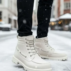 بوت مردانه چکمه کلاسیک چرم مخملی کویر رترو برند BIG KING - 8461