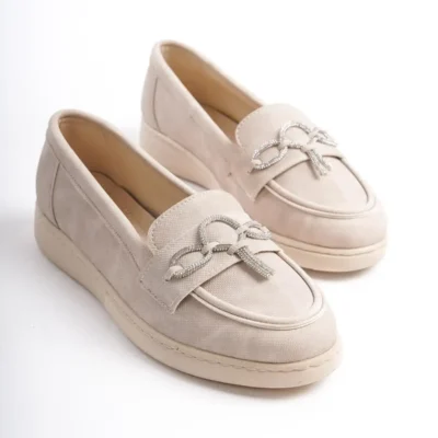 کفش زنانه روزمره با جزئیات سنگ بزرگ برند Çaçaroz Ayakkabı - 8510