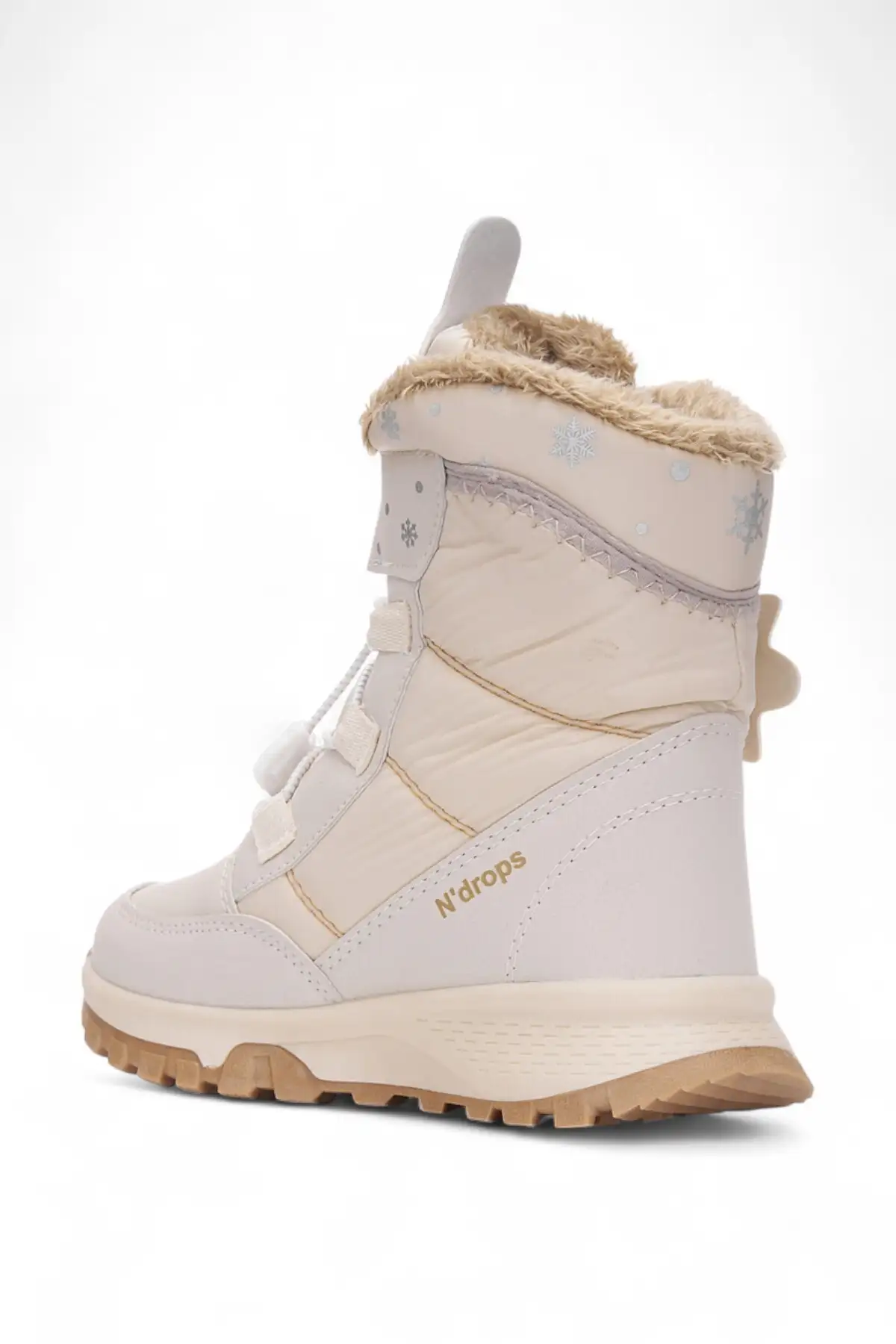 بوت بچگانه چکمه های برفی بچه گانه با عایق ضد آب و پشم و بند چسبی برای فصل زمستان برند QUNDIR - 8383 بوت بچگانه چکمه های برفی بچه گانه با عایق ضد آب و پشم و بند چسبی برای فصل زمستان برند QUNDIR - 8383