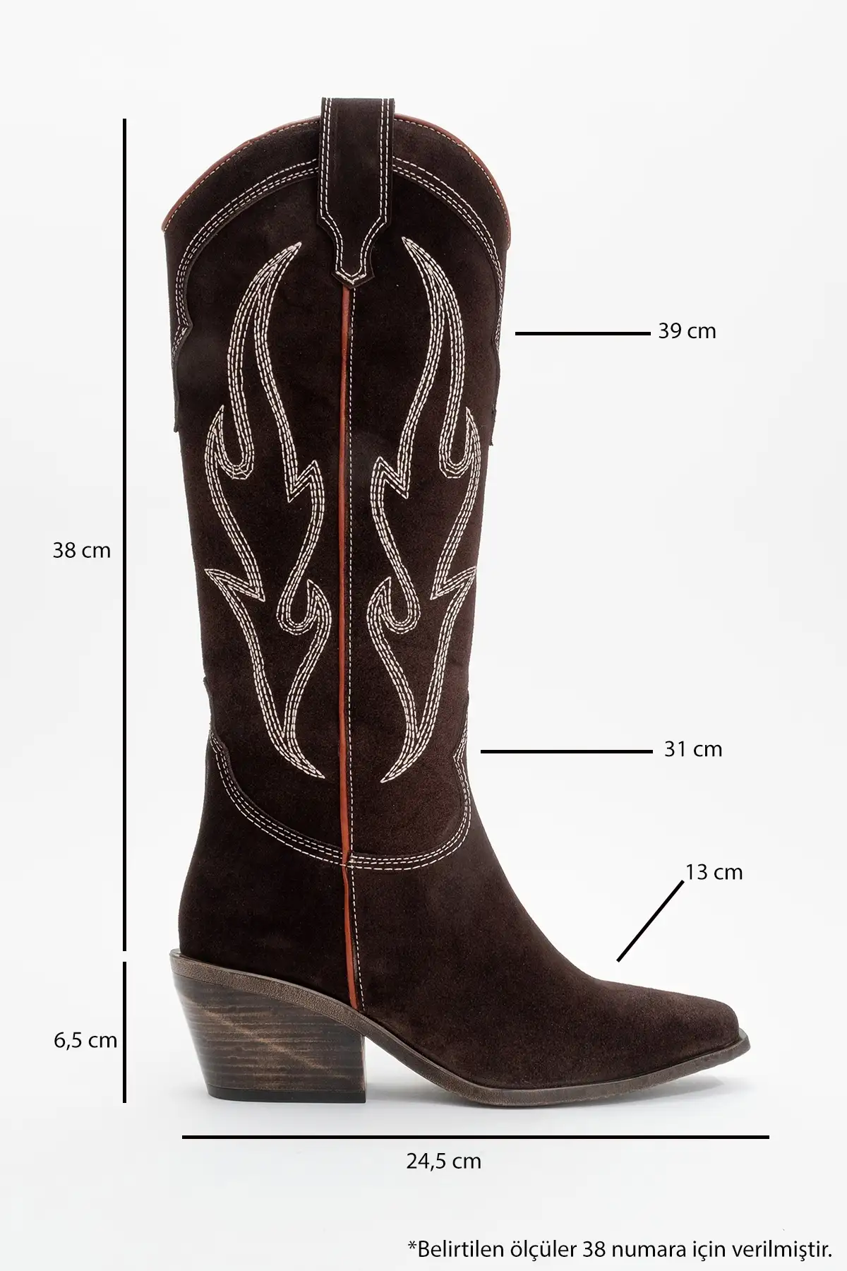 بوت و نیم بوت زنانه چکمه سترن  پیاتر از چرم سئدی قههای رنگ برند luvishoes - 8420 بوت و نیم بوت زنانه چکمه سترن پیاتر از چرم سئدی قههای رنگ برند luvishoes - 8420