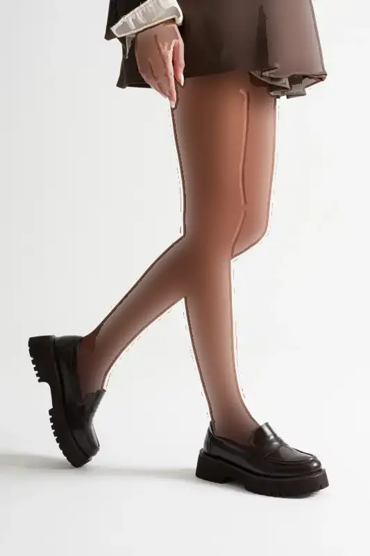 کفش لوفر زنانه راحتی روزمره رنگ قهوهای برند MFT AYAKKABI - 8574 کفش لوفر زنانه راحتی روزمره رنگ قهوهای برند MFT AYAKKABI - 8574