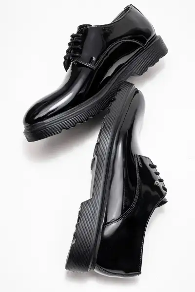 کفش رسمی مردانه شیک مناسب برای کت و شلوار و دامادی با رویه براق برند depderi - 8538 کفش رسمی مردانه شیک مناسب برای کت و شلوار و دامادی با رویه براق برند depderi - 8538