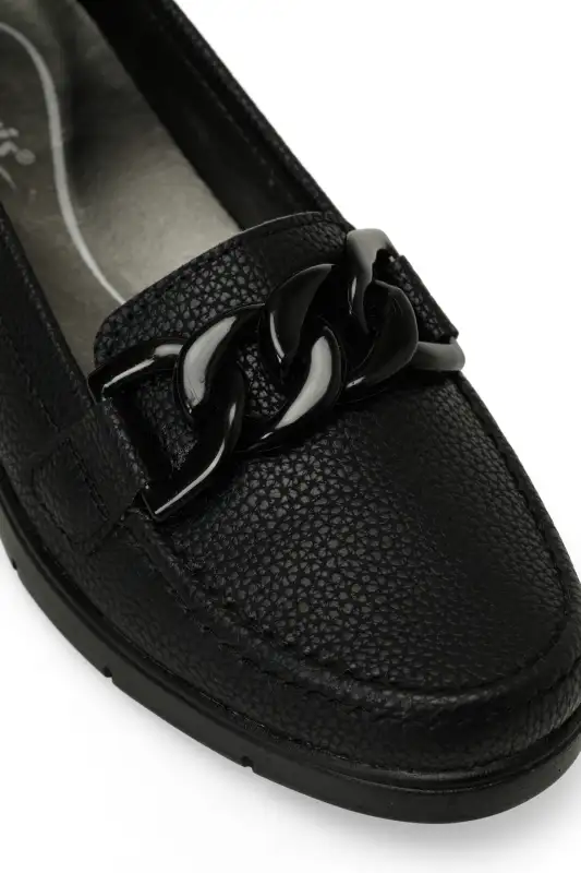 کفش لوفر زنانه 166552.Z5PR مشکی برند Polaris - 8586 کفش لوفر زنانه 166552.Z5PR مشکی برند Polaris - 8586