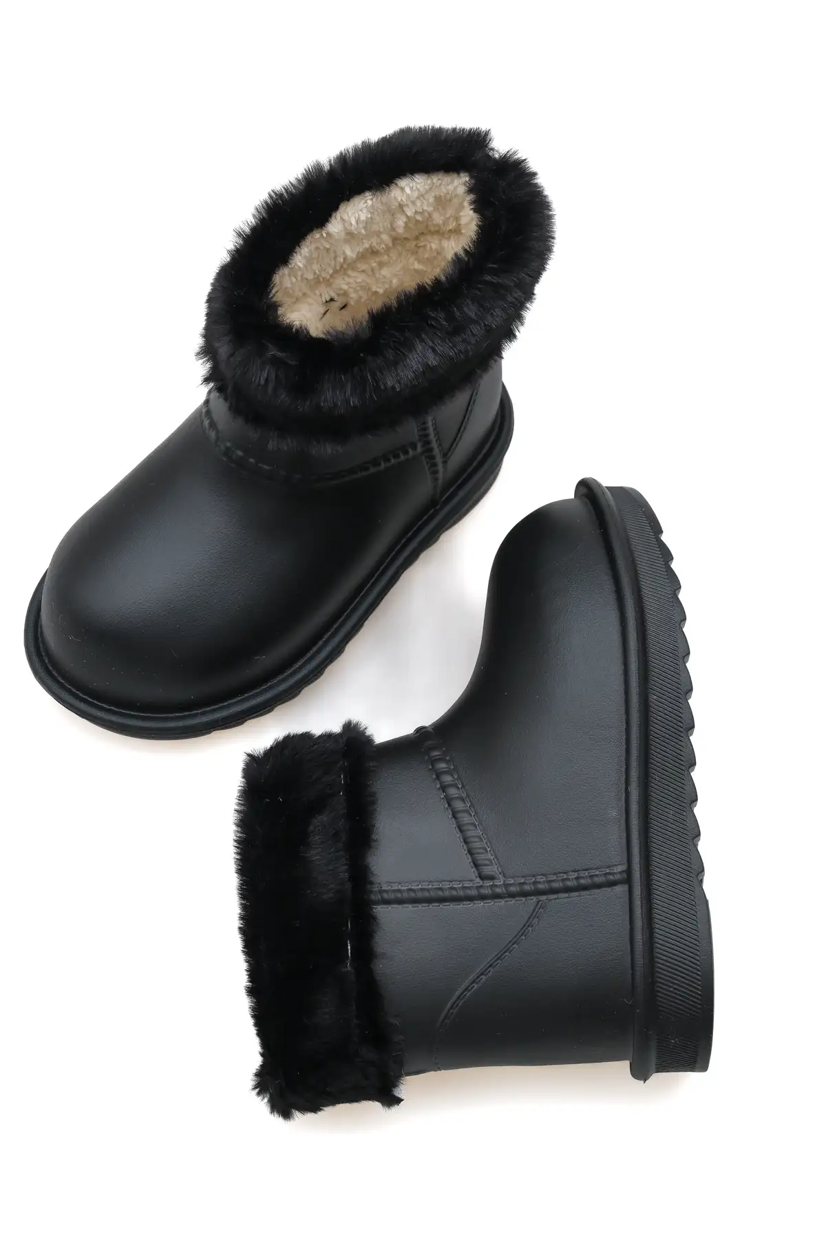 بوت بچگانه چکمه روزمره کودکانه سبک با قابلیت ضد آب و داخلی گرم کننده ارگونومیک برند lina step - 8389