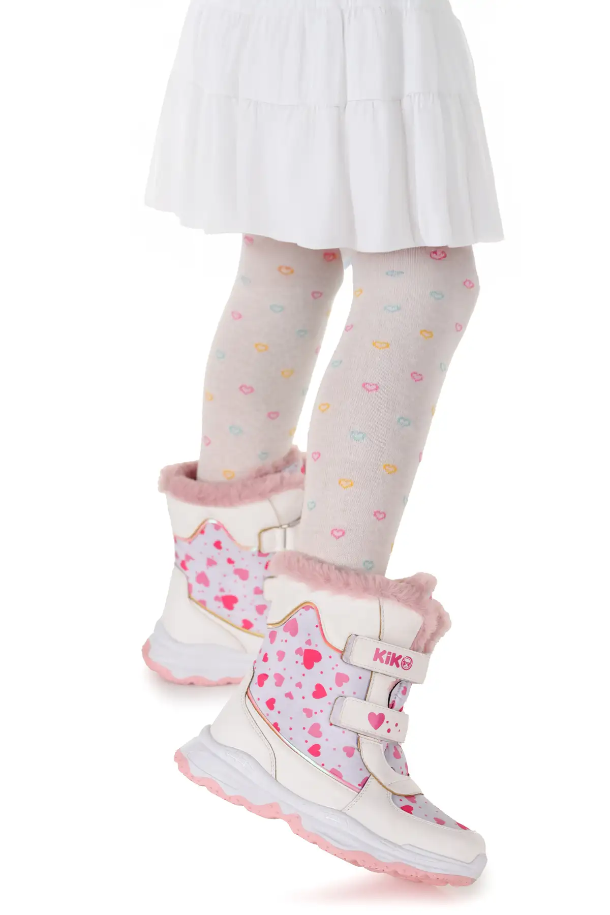 بوت بچگانه کفش برفی بچهگانه کارتانیسی با چسب، مقاوم در برابر آب سرد برند Kiko Kids - 8408 بوت بچگانه کفش برفی بچهگانه کارتانیسی با چسب، مقاوم در برابر آب سرد برند Kiko Kids - 8408