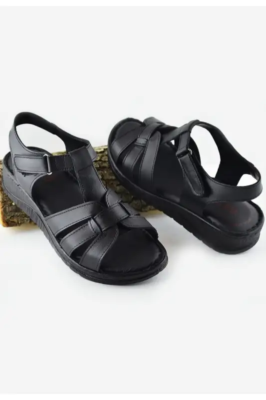 کفش صندل زنانه اورتopedیک چرمی واقعی برند CACTUS BOUTİQUE - 8595 کفش صندل زنانه اورتopedیک چرمی واقعی برند CACTUS BOUTİQUE - 8595