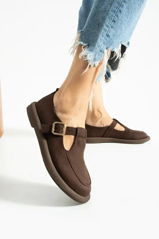 کفش لوفر زنانه کافه سوئیت با جزئیات قفلی – راحت و شیک برای استفاده روزمره برند DESPİNA - 8540 کفش لوفر زنانه کافه سوئیت با جزئیات قفلی – راحت و شیک برای استفاده روزمره برند DESPİNA - 8540