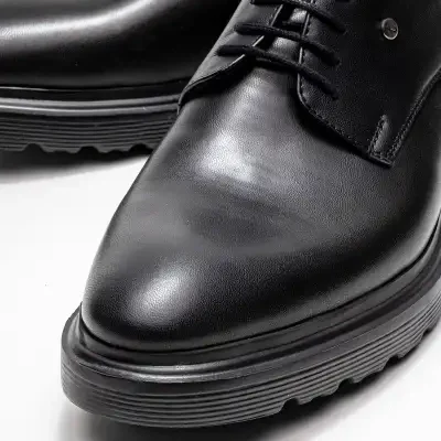 کفش رسمی مردانه مجلسی براق مناسب برای لباس و دامادی برند depderi - 8537