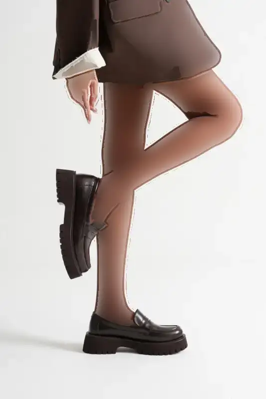 کفش لوفر زنانه راحتی روزمره رنگ قهوهای برند MFT AYAKKABI - 8574 کفش لوفر زنانه راحتی روزمره رنگ قهوهای برند MFT AYAKKABI - 8574