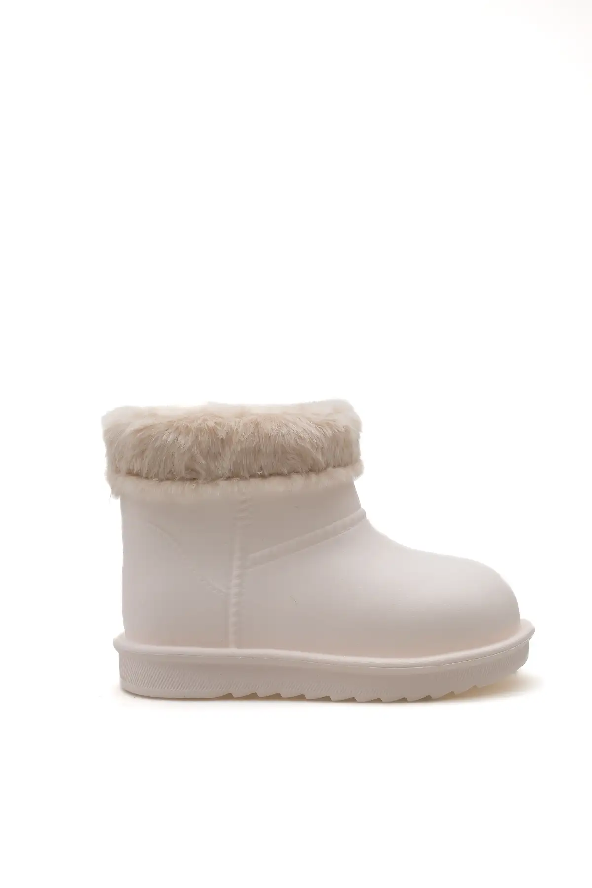 بوت بچگانه چکمه روزمره کودکانه سبک و ارتوپدی با داخل پشمی و ضدآب برند lina step - 8386