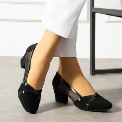 کفش زنانه کلاسیک مشکی برند MERVESTORE - 8469