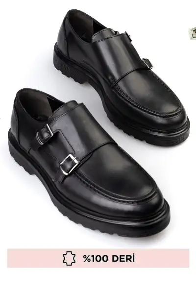 کفش رسمی مردانه چرم طبیعی با کفی EVA و طراحی با بند برند maximoda - 8536 کفش رسمی مردانه چرم طبیعی با کفی EVA و طراحی با بند برند maximoda - 8536