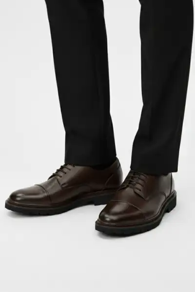 کفش رسمی مردانه کلاسیک راحت روزمره چرم طبیعی ۱۰۰% رنگ قهوهای مدل LUASS27AL0045 برند LUSIVE - 8532 کفش رسمی مردانه کلاسیک راحت روزمره چرم طبیعی ۱۰۰% رنگ قهوهای مدل LUASS27AL0045 برند LUSIVE - 8532