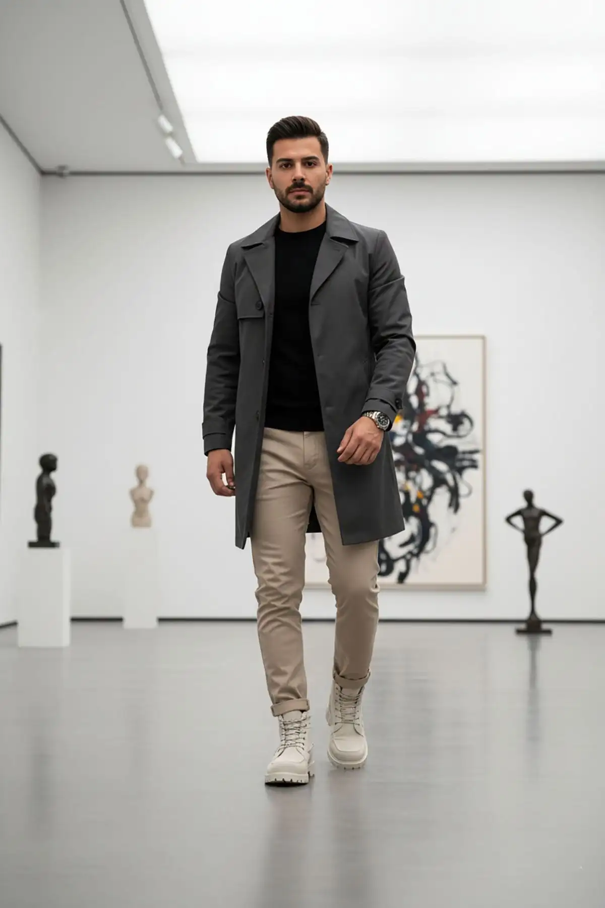 بوت مردانه چکمه کلاسیک چرم مخملی کویر رترو برند BIG KING - 8461 بوت مردانه چکمه کلاسیک چرم مخملی کویر رترو برند BIG KING - 8461