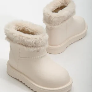 بوت بچگانه کفش منزل ضد آب و با داخل پشمی برای مادر و دختر - برند اوگ برند Pabuçland - 8414