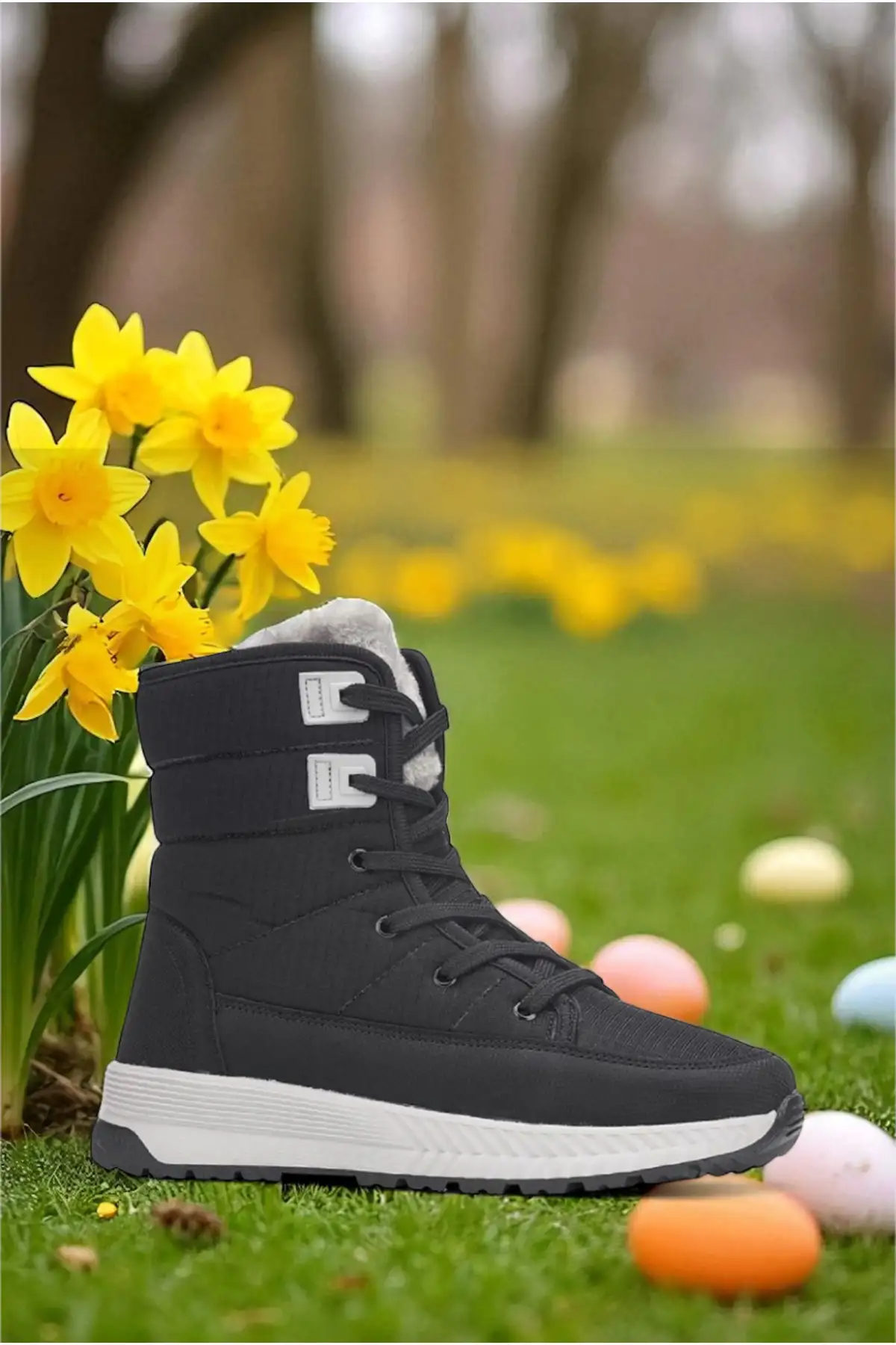 بوت بچگانه چکمههای زمستانی زنانه - دخترانه - یونیسکس با پشتی بلند و زیپ با کفی آناتومیک - مشکی یخ برند ALTUNTAŞ - 8409 بوت بچگانه چکمههای زمستانی زنانه - دخترانه - یونیسکس با پشتی بلند و زیپ با کفی آناتومیک - مشکی یخ برند ALTUNTAŞ - 8409