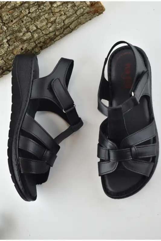 کفش صندل زنانه اورتopedیک چرمی واقعی برند CACTUS BOUTİQUE - 8595 کفش صندل زنانه اورتopedیک چرمی واقعی برند CACTUS BOUTİQUE - 8595