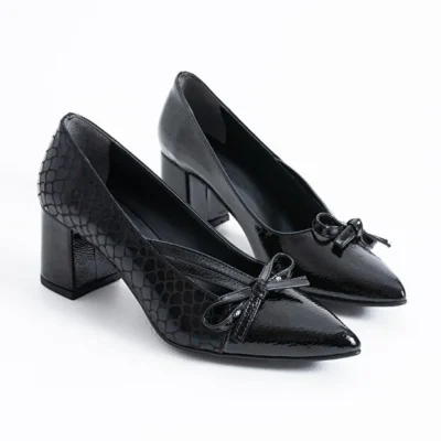 کفش پاشنه‌ بلند زنانه مشکی برند Moda Pie - 8530