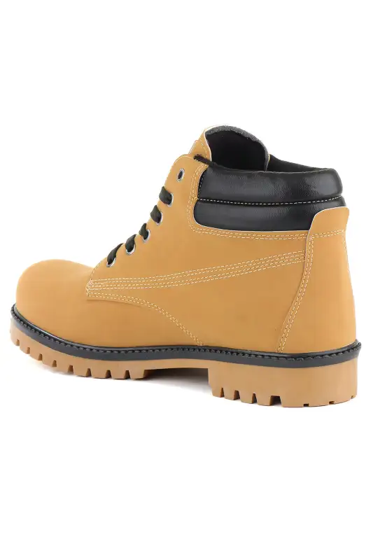 بوت مردانه چکمه زمستانی کاتکس زرد، ضد آب و مناسب برای فصل سرما برند Vojo - 8638 بوت مردانه چکمه زمستانی کاتکس زرد، ضد آب و مناسب برای فصل سرما برند Vojo - 8638