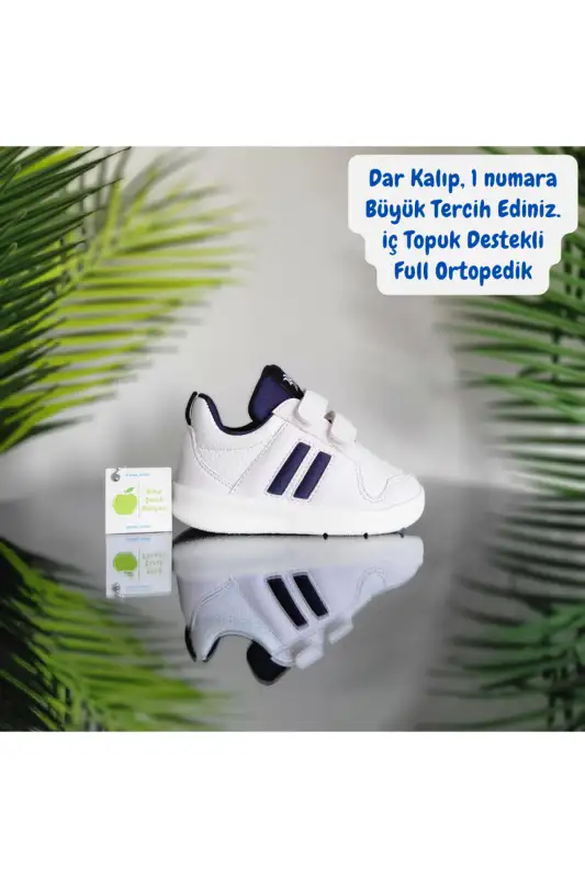 کفش نوزاد پسر کامل ارتوپدی تشریحی İlkadım کتانی کودک بچه گانه ورزشی سبک راحت نرم انعطاف پذیر - 8616 کفش نوزاد پسر کامل ارتوپدی تشریحی İlkadım کتانی کودک بچه گانه ورزشی سبک راحت نرم انعطاف پذیر - 8616