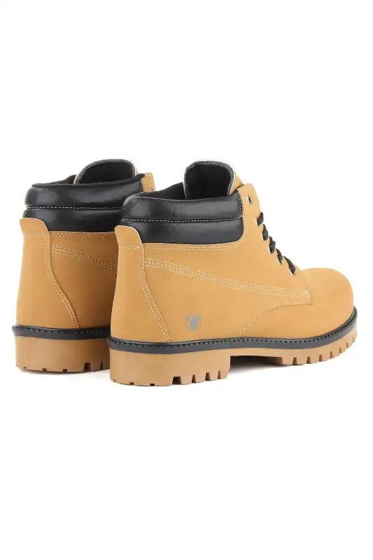 بوت مردانه چکمه زمستانی کاتکس زرد، ضد آب و مناسب برای فصل سرما برند Vojo - 8638 بوت مردانه چکمه زمستانی کاتکس زرد، ضد آب و مناسب برای فصل سرما برند Vojo - 8638