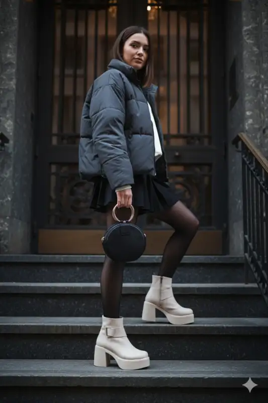 بوت و نیم بوت زنانه کرم رنگ با پاشنه بلند راحت جزئیات کلید زیپ کناری برند Limeo - 8624 بوت و نیم بوت زنانه کرم رنگ با پاشنه بلند راحت جزئیات کلید زیپ کناری برند Limeo - 8624