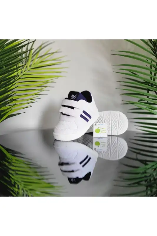 کفش نوزاد پسر کامل ارتوپدی تشریحی İlkadım کتانی کودک بچه گانه ورزشی سبک راحت نرم انعطاف پذیر - 8616 کفش نوزاد پسر کامل ارتوپدی تشریحی İlkadım کتانی کودک بچه گانه ورزشی سبک راحت نرم انعطاف پذیر - 8616