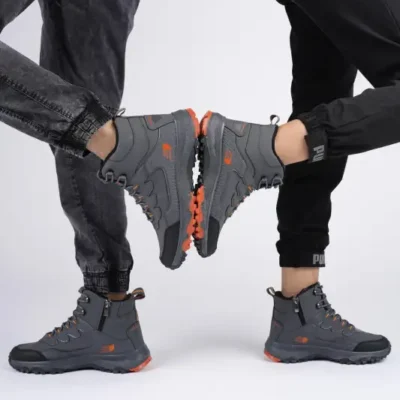 کفش کوهنوردی بوت زمستانی trekking ایزلااند با ضمانت، دارای بند و زیپ کناری مناسب برای فضای باز برند Muggo - 8636