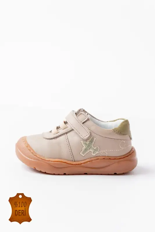 کفش نوزاد پسر های مرحله اول انه ارتوپدی دوخت چرم طبیعی بژ - 8617 کفش نوزاد پسر های مرحله اول انه ارتوپدی دوخت چرم طبیعی بژ - 8617