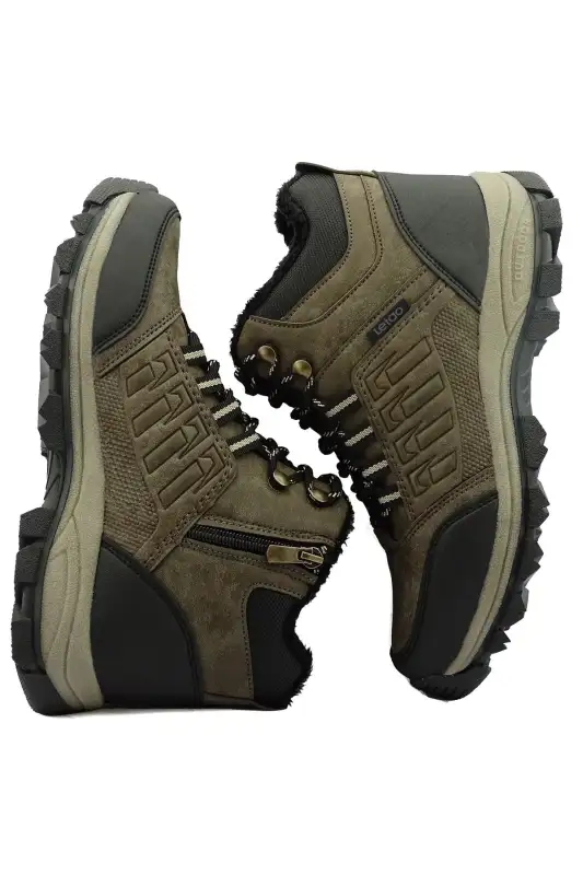 کفش کوهنوردی چکمه خزدار زیپی ویژن برای هر جنسیت مقاوم به سرما سایز ۳۶-۴۷ برند LETAO - 8653 کفش کوهنوردی چکمه خزدار زیپی ویژن برای هر جنسیت مقاوم به سرما سایز ۳۶-۴۷ برند LETAO - 8653