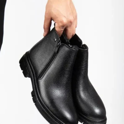 بوت مردانه کفش D555 از چرم اصل و ضد سرما. برند Daxtors - 8637